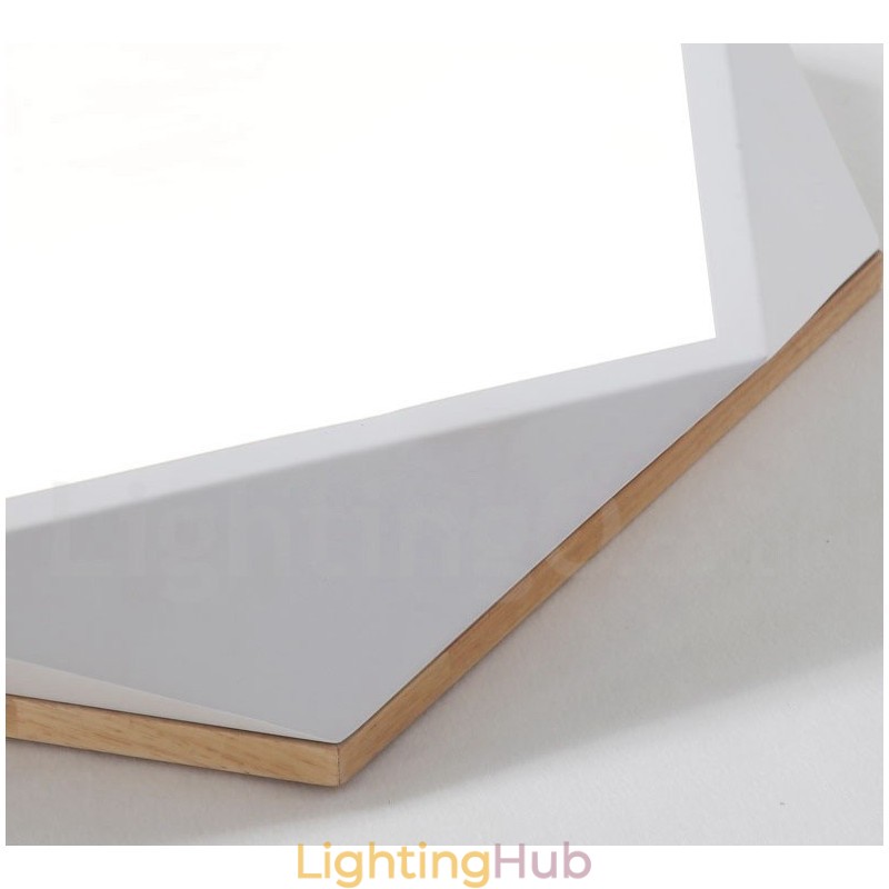 Dimmable Macaron Multi Colours Wood Ceiling Light with Acrylic Shade Ceiling Lamp Nordic Style