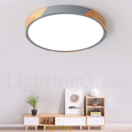 Dimmable Macaron Multi Colours Wood Ultra thin Ceiling Light with Acrylic Shade Ceiling Lamp Nordic Style Dimmable Macaron Multi Colours Wood Ultra thin Ceiling Light with Acrylic Shade Ceiling Lamp Nordic Style
