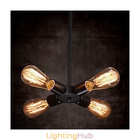 Pendant Light 4 Lights Country Style Wrought Iron Pendant Light 4 Lights Country Style Wrought Iron