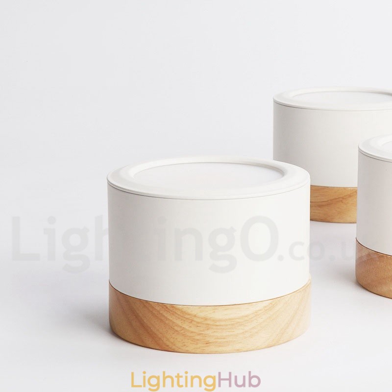 Wood Modern Design Mini Ceiling Light with Acrylic Shade Special for Also Can be Used as Wall Light
