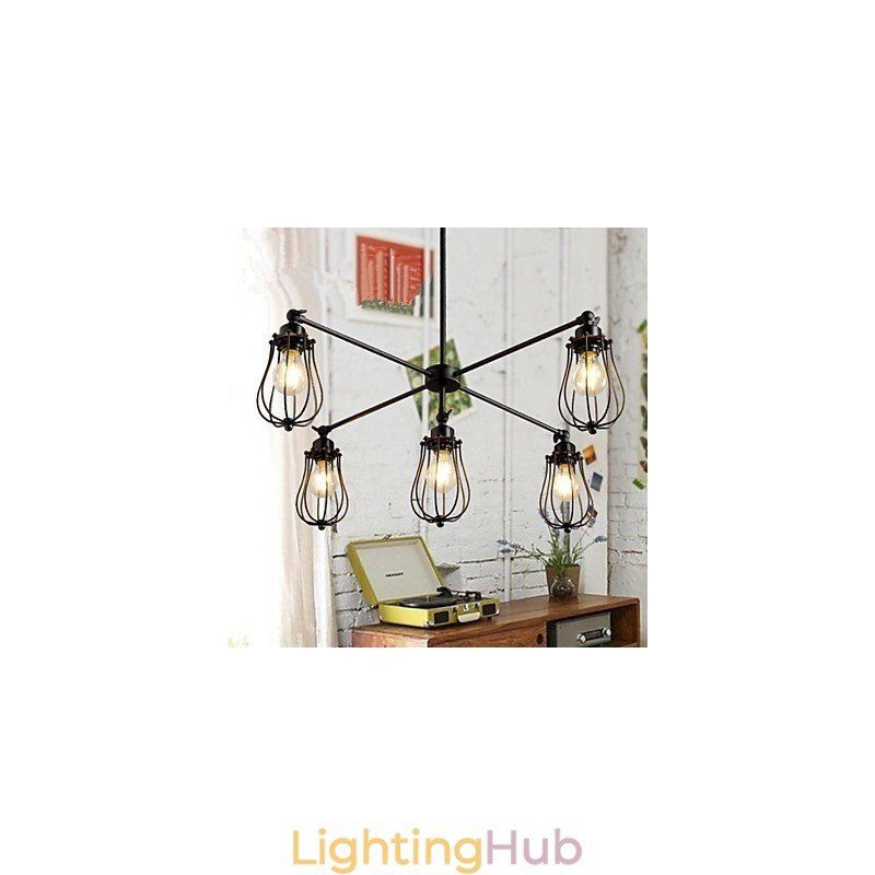 Chandelier Mini Style Modern Contemporary Metal