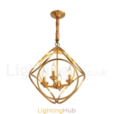 Pure Brass Rustic Lodge Nordic Style Pendant Light Pure Brass Rustic Lodge Nordic Style Pendant Light