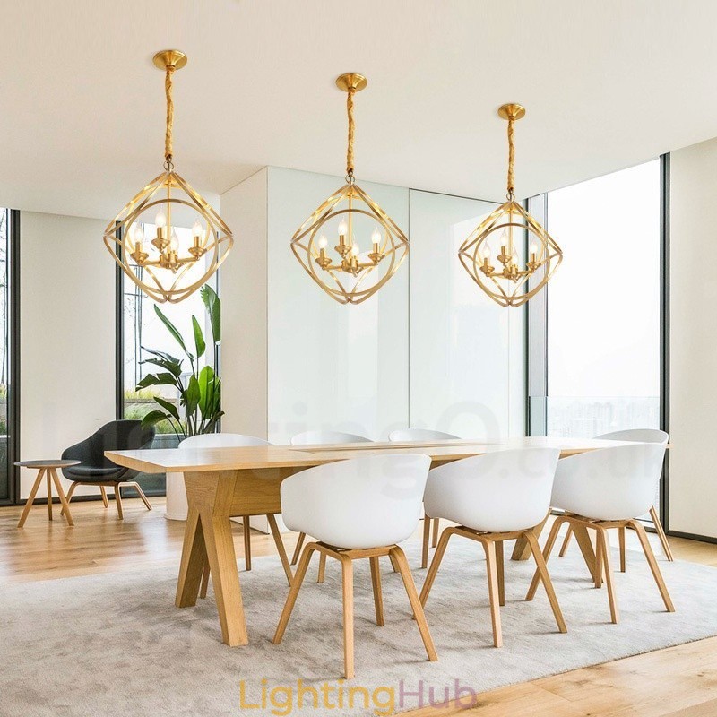 Pure Brass Rustic Lodge Nordic Style Pendant Light
