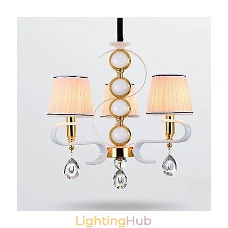 Fabric Chandelier 3 Light Modern Minimalist High Grade Lamp Fabric Chandelier 3 Light Modern Minimalist High Grade Lamp