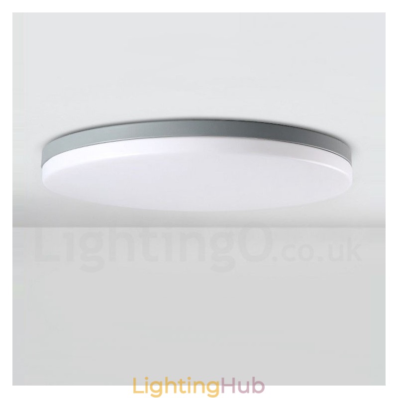 Ultra Thin Round Dimmable Modern Contemporary Nordic Style Flush Mount Ceiling Lights with Acrylic Shade Also Can Be Used As Wall Light