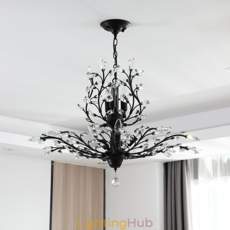 Crystal Iron Painting Chandelier with Crystal Modern Lighting Lamp Crystal Iron Painting Chandelier with Crystal Modern Lighting Lamp