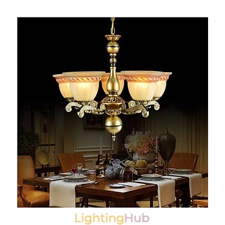 Chandelier Five Lights Bronze European Retro Classic Chandelier Five Lights Bronze European Retro Classic