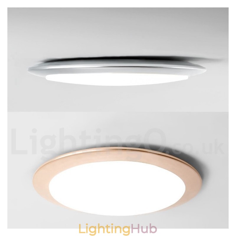 4CM Thick Super Thin Dimmable Modern Contemporary Nordic Style Flush Mount Ceiling Lights with Acrylic Shade with Remote Control Also Can Be Used As Wall Light