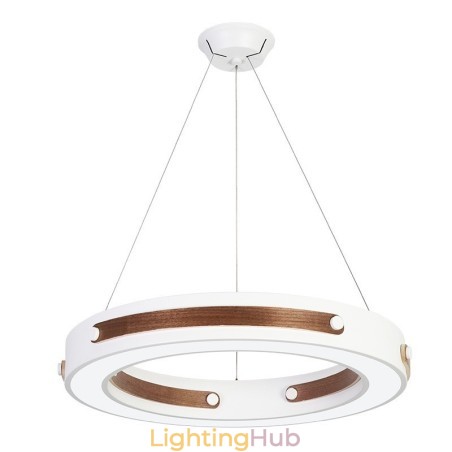 Multi Wood Colours Ring Modern Contemporary Pendant Light with Acrylic Shade Multi Wood Colours Ring Modern Contemporary Pendant Light with Acrylic Shade