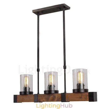 3 Light Vintage Wooden Chandelier Industrial Wind Loft Wood Linear Pendant Lighting 3 Light Vintage Wooden Chandelier Industrial Wind Loft Wood Linear Pendant Lighting