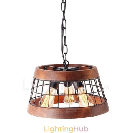 3 Light Ring Vintage Wooden Chandelier Industrial Wind Loft Wood Linear Pendant Lighting 3 Light Ring Vintage Wooden Chandelier Industrial Wind Loft Wood Linear Pendant Lighting