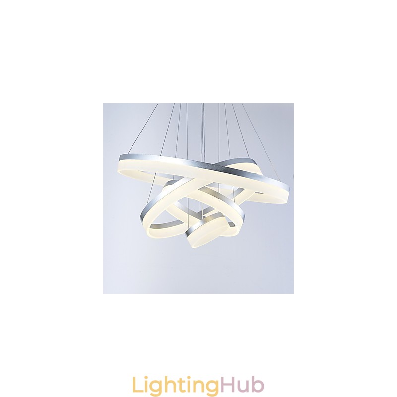 Acrylic Chandelier Ring Pendant Light Lighting Fixtures with