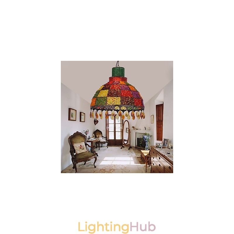 Mini Style Vintage Chandelier Manual lamp