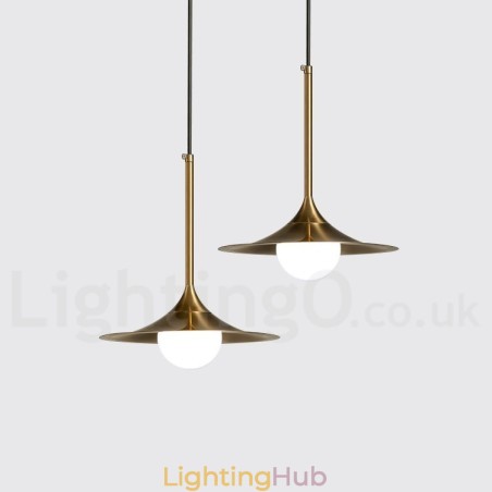 1 Light Industrial Style Gold Mini Style Electroplated Painted Finish Pendant Light with Glass Shade 1 Light Industrial Style Gold Mini Style Electroplated Painted Finish Pendant Light with Glass Shade
