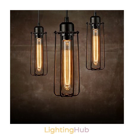 Chandelier Mini Style Rustic Lodge Retro Metal 3 Light Pendant Light Chandelier Mini Style Rustic Lodge Retro Metal 3 Light Pendant Light