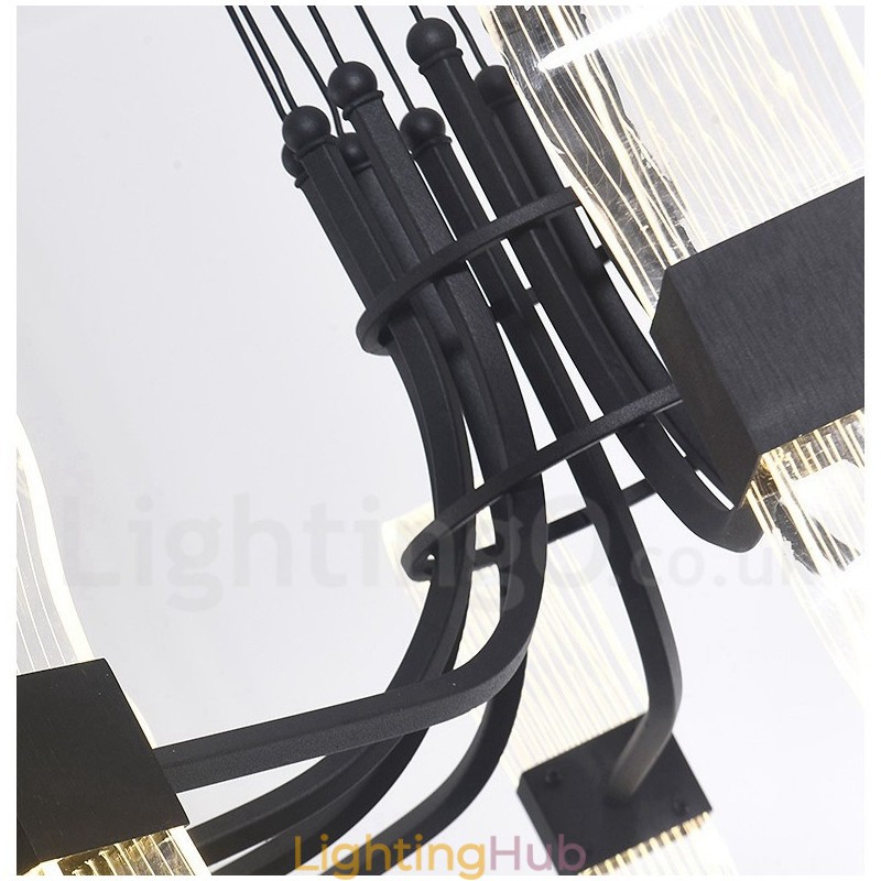 10 Light Nordic Post Modern 2021 Design Chandelier with Acrylic Shades