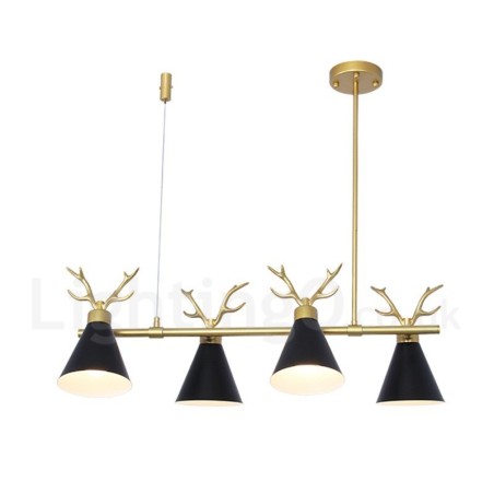 4 Light Nordic Macaron Modern Antlers Chandelier 4 Light Nordic Macaron Modern Antlers Chandelier