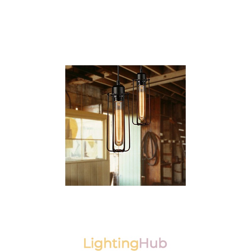 Chandelier Mini Style Rustic Lodge Retro Metal 3 Light Pendant Light