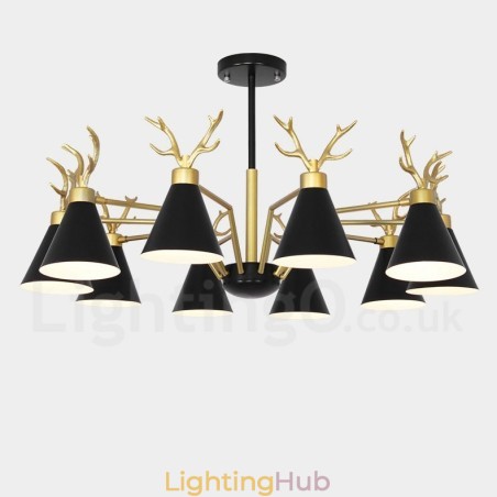 10 Light Nordic Macaron Modern Antlers Chandelier 10 Light Nordic Macaron Modern Antlers Chandelier