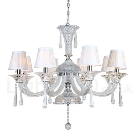Clear Crystal Candle Chandelier Clear Crystal Candle Chandelier