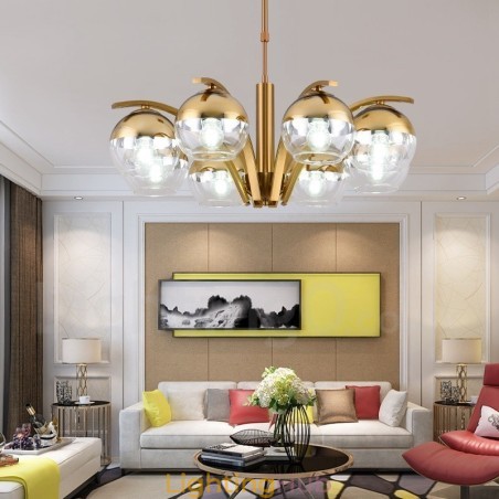 Nordic Fashion Gold Silver Chandelier Nordic Fashion Gold Silver Chandelier