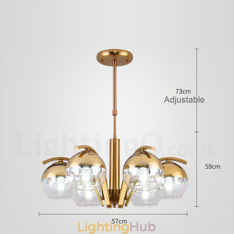 Nordic Fashion Gold Silver Chandelier