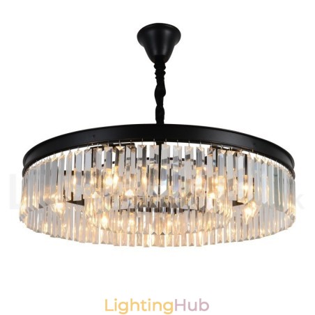 Postmodern Luxury Round K9 Crystal Pendant Chandelier Lights Exhibition Hall Postmodern Luxury Round K9 Crystal Pendant Chandelier Lights Exhibition Hall