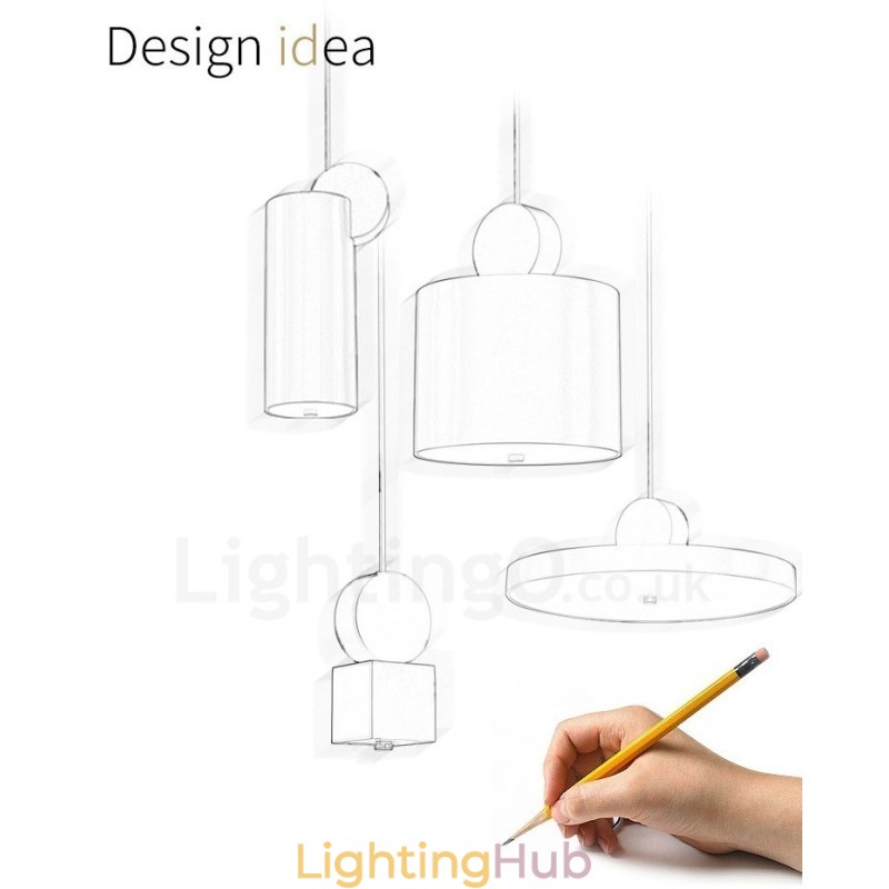 4 Styles Gold Black Postmodern Pendant Light