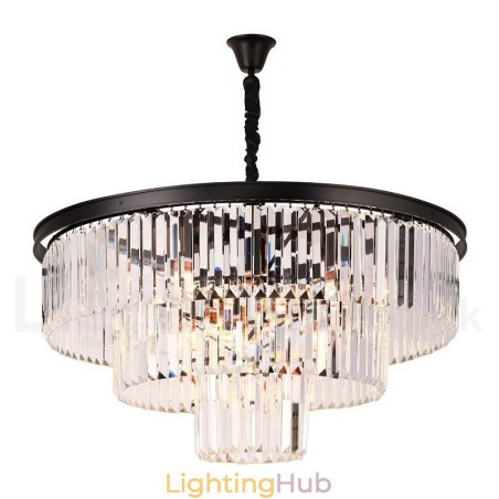 Postmodern Luxury Round K9 Crystal Pendant Chandelier Lights Exhibition Hall Postmodern Luxury Round K9 Crystal Pendant Chandelier Lights Exhibition Hall