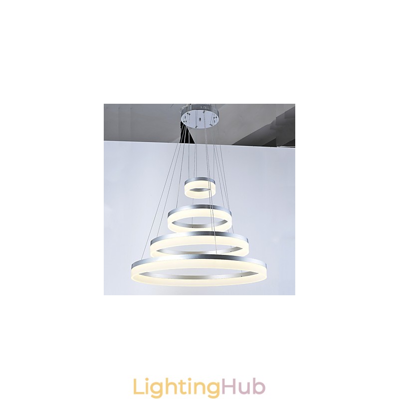 Acrylic Chandelier Ring Pendant Light Lighting Fixtures with