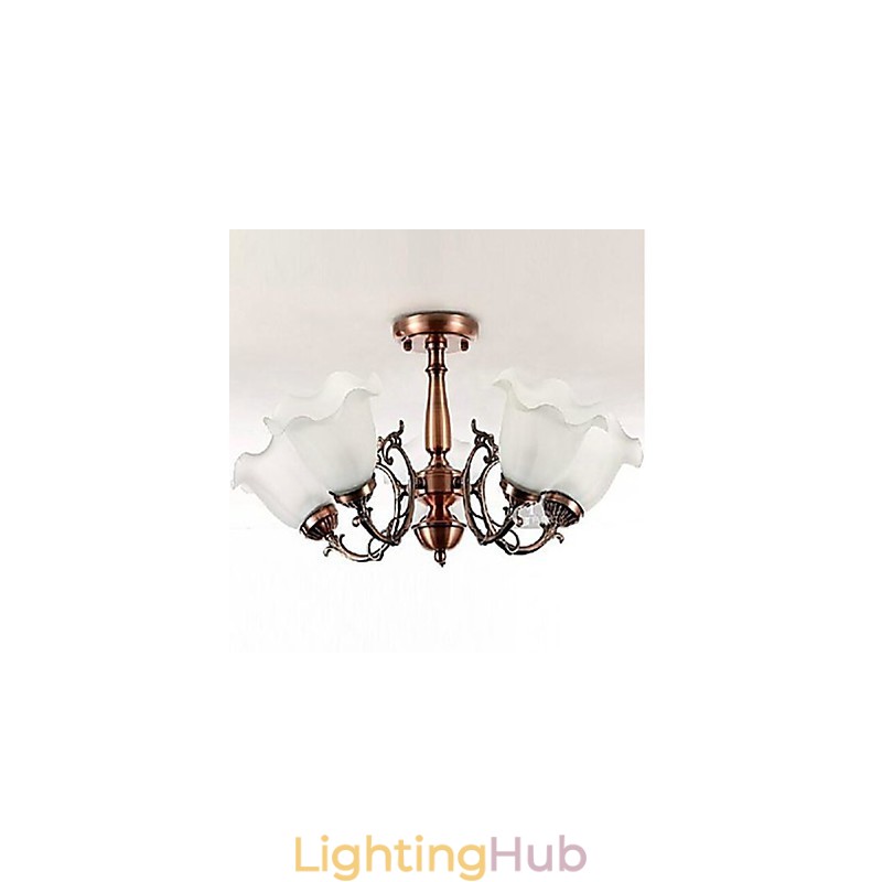 Modern Contemporary Traditional Classic Retro Electroplated Metal Flush Mount