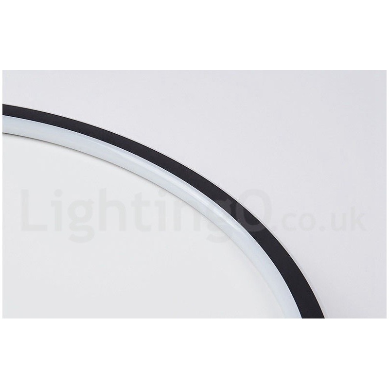 Ultra Thin Dimmable Modern Contemporary Nordic Style Flush Mount Ceiling Lights with Remote Control Also Can Be Used As Wall Light