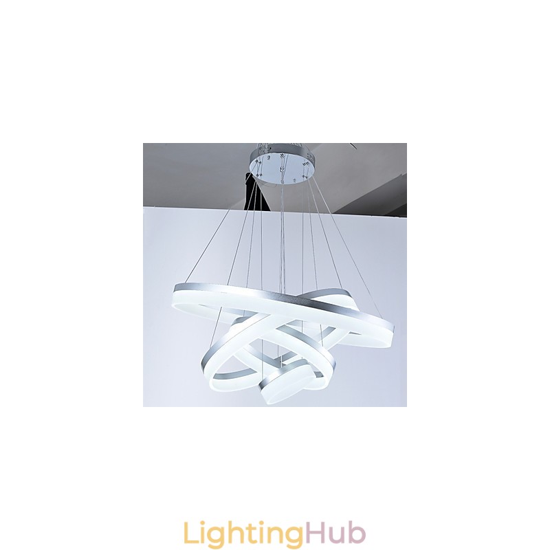 Acrylic Chandelier Ring Pendant Light Lighting Fixtures with
