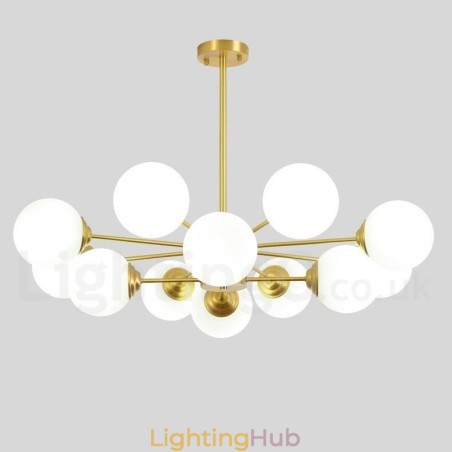 12 Light (8+4 Light) Two Tiers Pure Brass Northern Europe Bean Chandelier Modern Metal Molecules Pendant Light 12 Light (8+4 Light) Two Tiers Pure Brass Northern Europe Bean Chandelier Modern Metal Molecules Pendant Light