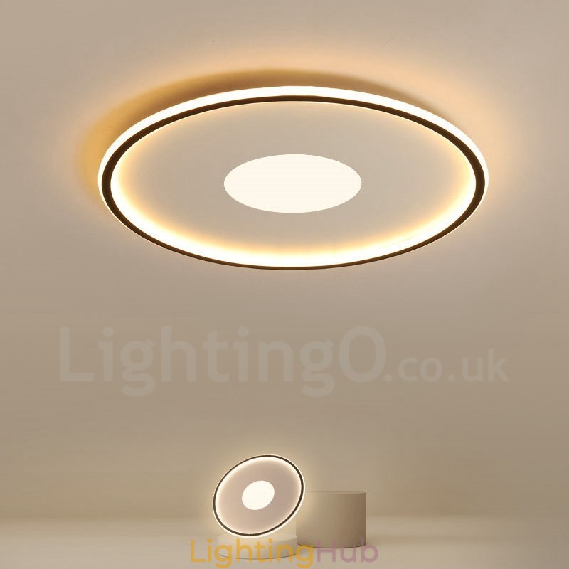 Ultra Thin Dimmable Modern Contemporary Nordic Style Flush Mount Ceiling Lights with Remote Control Also Can Be Used As Wall Light