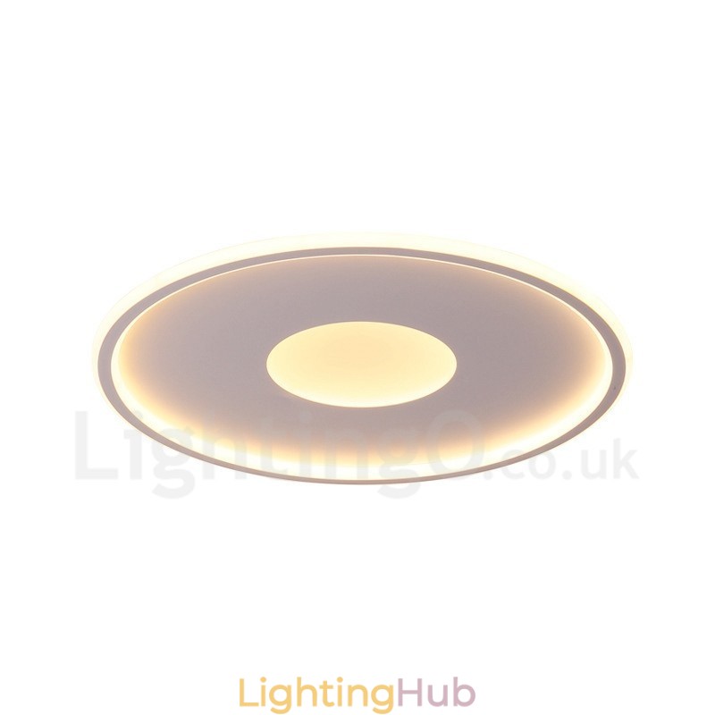 Ultra Thin Dimmable Modern Contemporary Nordic Style Flush Mount Ceiling Lights with Remote Control Also Can Be Used As Wall Light