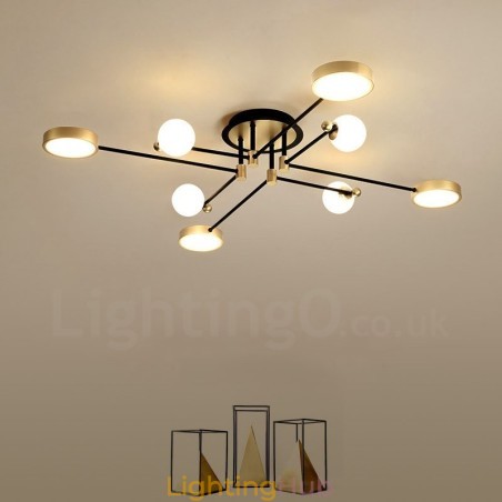 Gold Black Ceiling Modern Metal Chandelier Gold Black Ceiling Modern Metal Chandelier