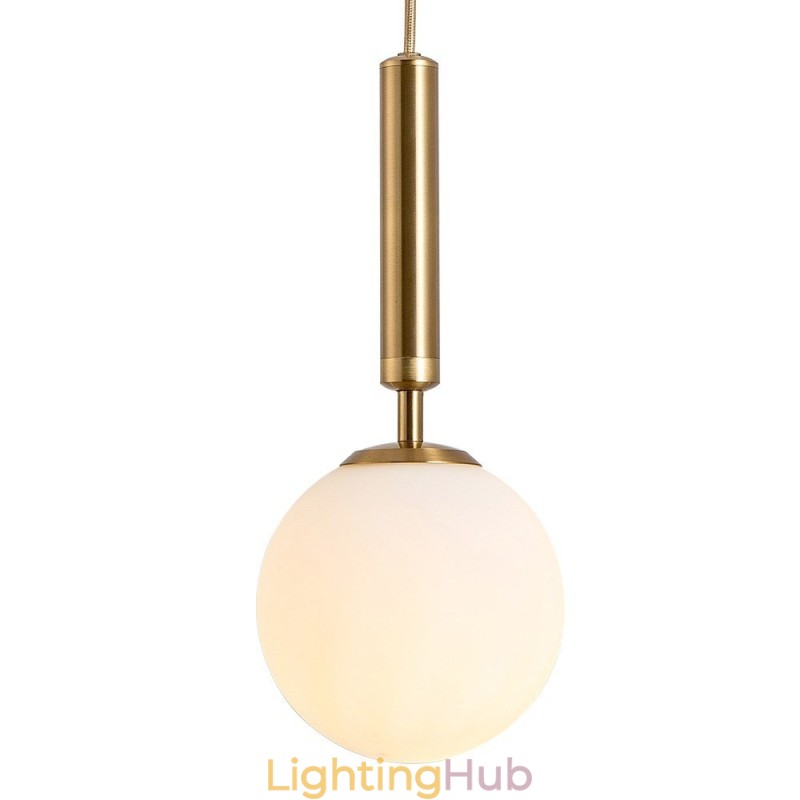 Modern Contemporary Pendant Light with Glass Shade