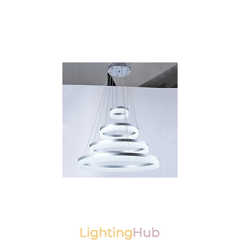 Acrylic Chandelier Ring Pendant Light Lighting Fixtures with