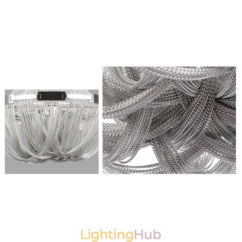 Tassels Chandelier Designer Pendant Light Silver Gold Colour