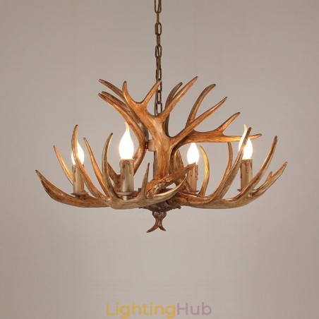 4 Light Rustic Artistic Retro Antler Antique Chandelier 4 Light Rustic Artistic Retro Antler Antique Chandelier
