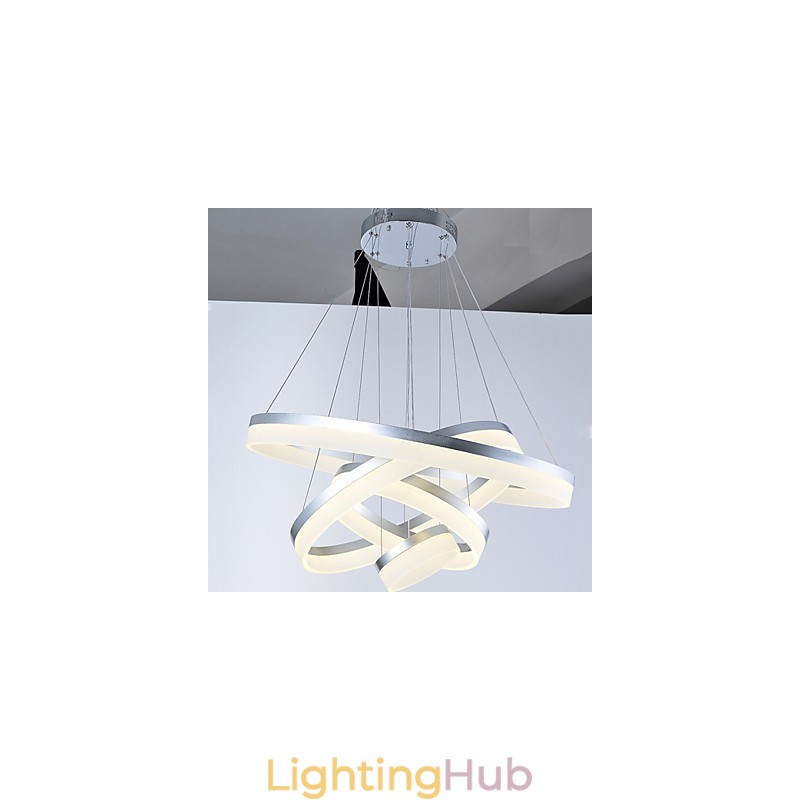Acrylic Chandelier Ring Pendant Light Lighting Fixtures with