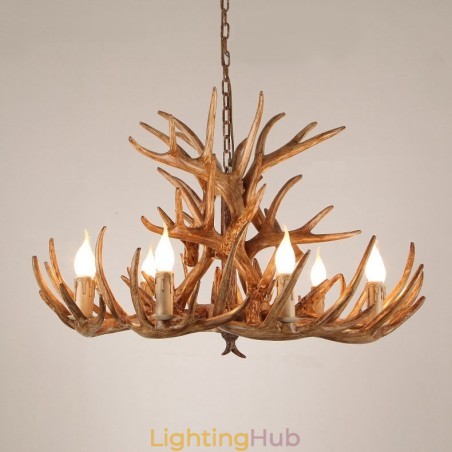 9 Light Three Tiers Rustic Artistic Retro Antler Antique Chandelier 9 Light Three Tiers Rustic Artistic Retro Antler Antique Chandelier