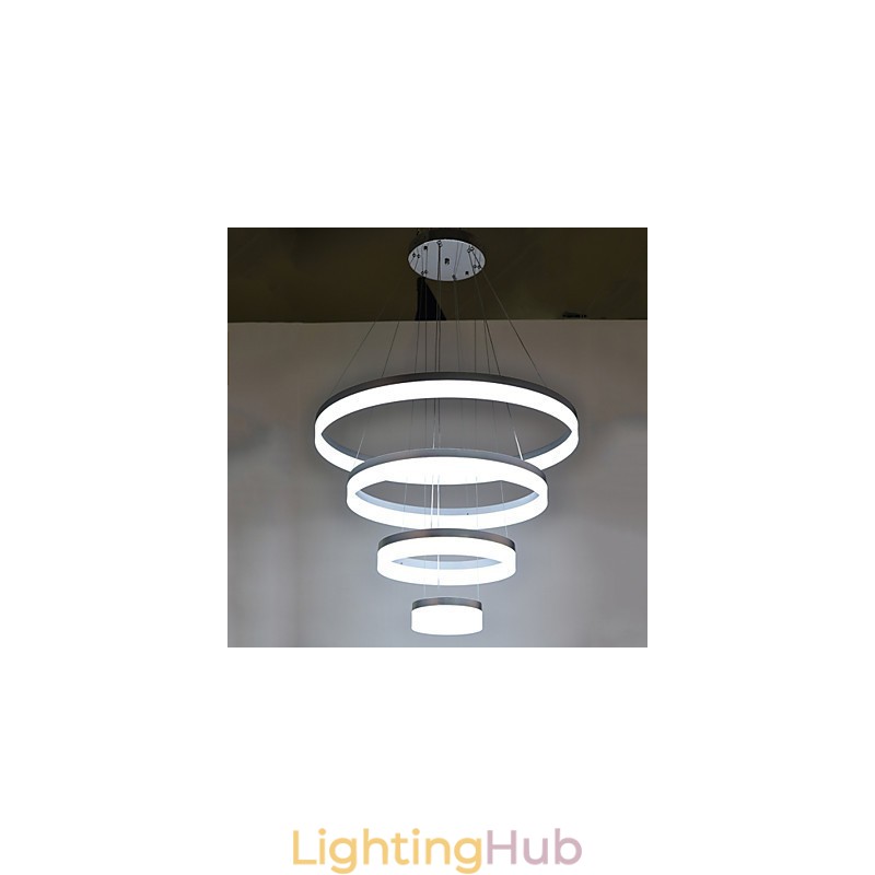 Acrylic Chandelier Ring Pendant Light Lighting Fixtures with