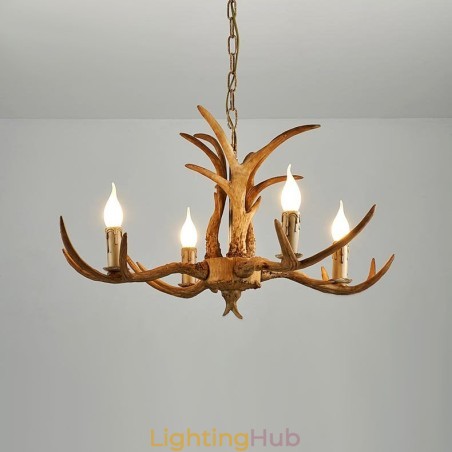 4 Light Rustic Artistic Retro Antler Antique Chandelier 4 Light Rustic Artistic Retro Antler Antique Chandelier