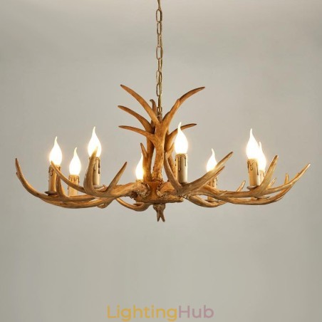 8 Light Rustic Artistic Retro Antler Antique Chandelier 8 Light Rustic Artistic Retro Antler Antique Chandelier