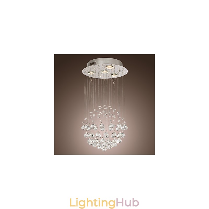 Chandelier Luxury Modern Crystal 4 Lights