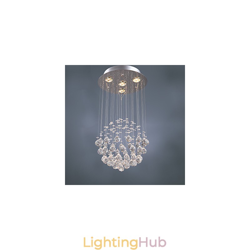 Chandelier Luxury Modern Crystal 4 Lights