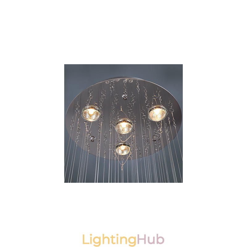 Chandelier Luxury Modern Crystal 4 Lights