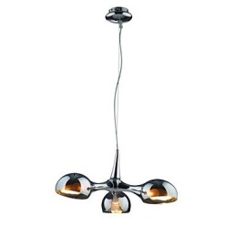 3W Plating Glass Lampshade Simple Creative Chandelier